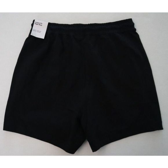 Nike DQ3350 Women's Sz S Black Essential Loose Fit High Rise Jersey Shorts $50 - Picture 2 of 7